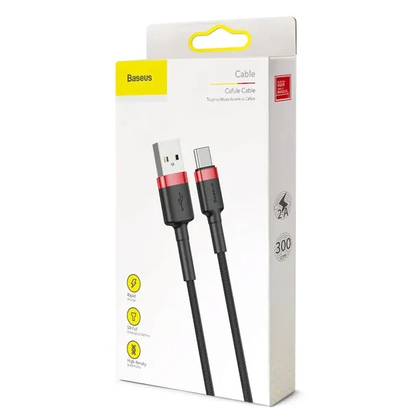 baseus-kabel-cafule-usb-usb-c-30-m-2a-czerwono-czarny-stan-nowy