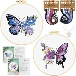 zestaw-do-wyszywania-haftowania-haftu-diy-gotowe-wzory-2-szt-muliny-motyl