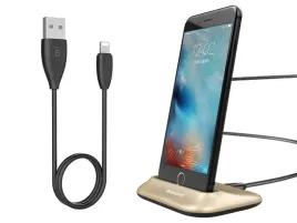 baseus-little-volcano-stacja-dokujaca-iphone-zlota-kabel