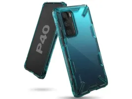 etui-ringke-fusion-x-do-huawei-p40-turquoise-green