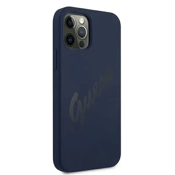 guess-guhcp12llsvsbl-iphone-12-pro-max-67-niebieski-blue-hardcase-script