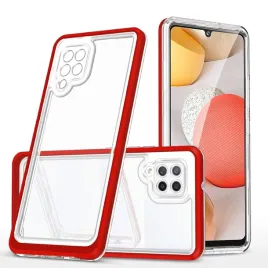 clear-3in1-etui-do-samsung-galaxy-a42-5g-zelowy-pokrowiec-z-ramka-czerwony