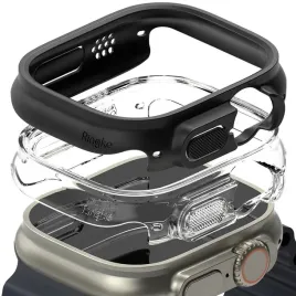 etui-ringke-slim-2-pack-do-apple-watch-ultra-49-mm-clear-and-matte-black