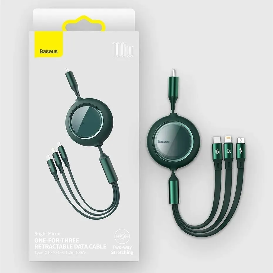 kabel-usb-c-3w1-baseus-bright-mirror-do-micro-usb-usb-c-lightning-100w