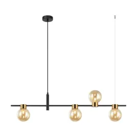modernistyczna-lampa-wiszaca-bletter-czarna-bursztynowa