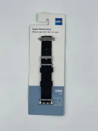 pasek-do-apple-watch-lab31-nylonowy-czarny-38-40-41-mm