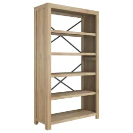 regal-z-5-polkami-80x30x140-cm-lite-drewno-akacjowe