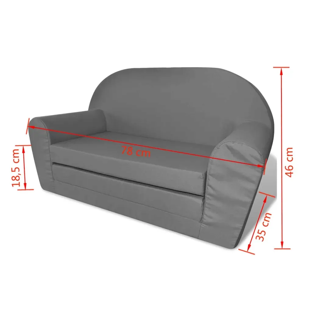 sofa-amerykanka-dziecieca-szara