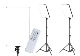 2x-zestaw-lampa-panelowa-led-100w650w-28x40cm-regulacja-na-pilot-statyw