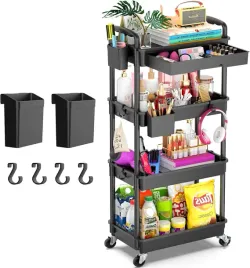 wozek-do-przechowywania-z-szuflada-na-kolkach-4-poziomy-kuchnia-lazienka