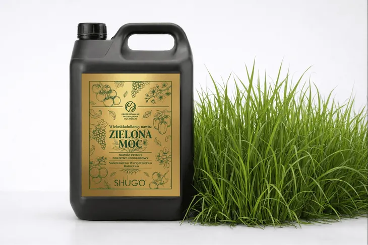 Nawóz do trawnika 5L ZIELONA MOC szybki efekt gęstej zieleni odżywienie