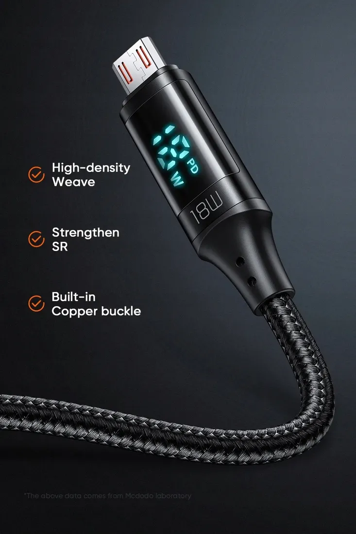 mcdodo-digital-pro-kabel-qc-4-0-micro-usb-18w-12m