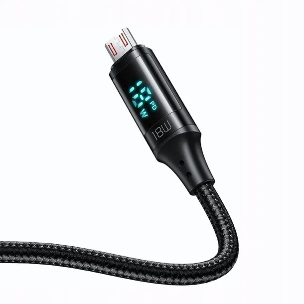 mcdodo-digital-pro-kabel-qc-4-0-micro-usb-18w-12m-stan-nowy-kolor-czarny