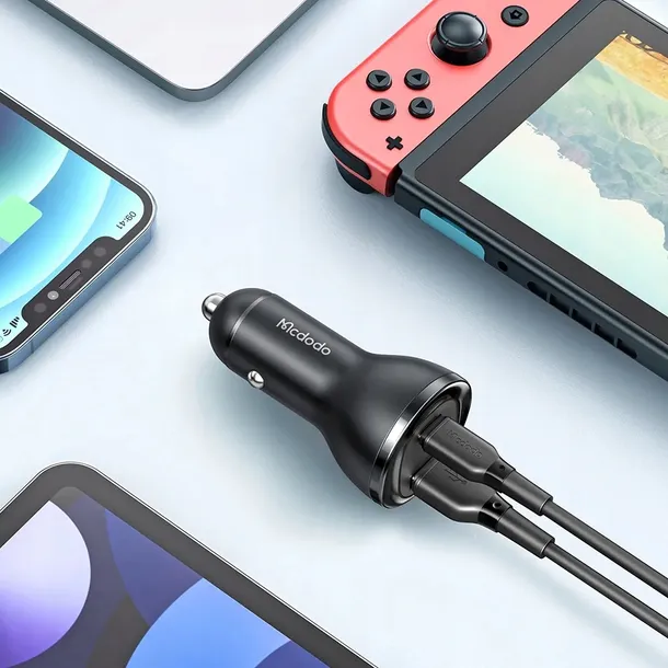 mcdodo-ladowarka-samochodowa-usb-usb-c-pd-95w-lcd-liczba-urzadzen-ladowanych-jednoczesnie-2