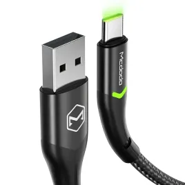 Zdjęcie produktu MCDODO KABEL USB-C SZYBKI USB TYP C 1M QC 4.0 LED
