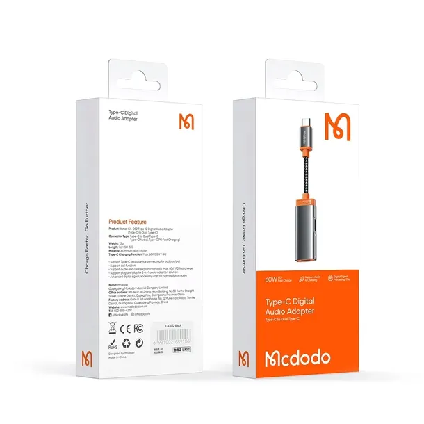 mcdodo-przejsciowka-adapter-usb-c-2x-usb-c-z-dac-waga-z-opakowaniem-0-1-kg-stan-nowy