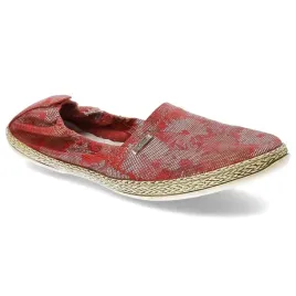 espadryle-lemar-10012-margaretki-czerwony
