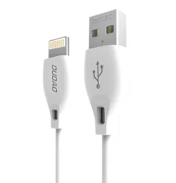 dudao-przewod-kabel-usb-lightning-2-1a-2m-bialy-l4l-2m-white