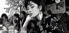 plakat-913x445cm-czarne-kimono