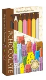 kredki-z-czekolady-czekoladowe-figurki-belgijska-czekolada-koty-7-szt-100g