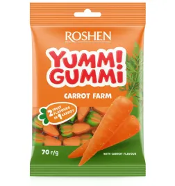 zelki-roshen-yummi-gummi-carrot-farm-pianki-marchewki-wielkanoc-owocowe-70g