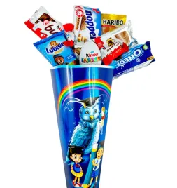 tyta-dla-dzieci-slodycze-kinder-rog-na-rozpoczecie-roku-szkolnego-pasowanie