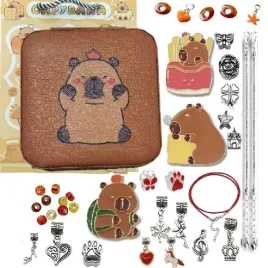 zestaw-bizuterii-dla-dziewczynki-kapibara-bransoletki-koraliki-prezent