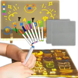 tablica-led-do-rysowania-i-pisania-podswietlana-wielokrotnego-uzytku