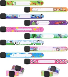 10x-opaska-bransoletka-na-reke-dla-dziecka-identyfikujaca-bezpieczenstwo