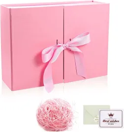 rozowe-otwierane-pudelko-prezentowe-z-kokardka-wstazka-wypelniacz-upominek