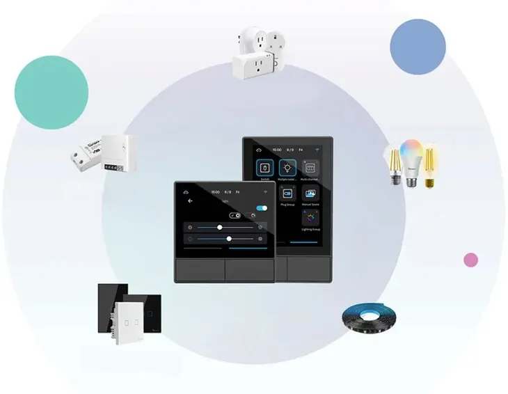 przelacznik-scienny-sonoff-nspanel-smart-scene-hmi-stan-nowy-rodzaj-sterownik