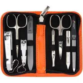 zestaw-pielegnacyjny-do-paznokci-8-elementow-pomaranczowe-etui