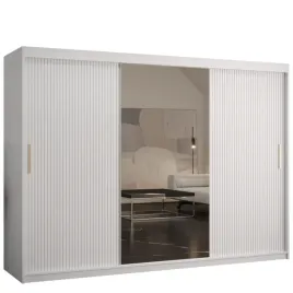 biala-szafa-przesuwna-z-lustrem-riflo-slim-2-250-cm
