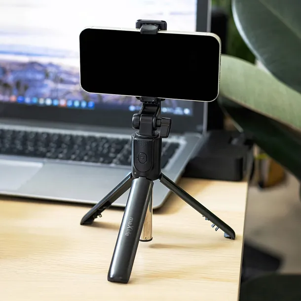 maxlife-selfie-stick-bluetooth-tripod-mxst-100-czarny-stan-nowy-kolor-czarny