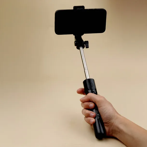 maxlife-selfie-stick-bluetooth-tripod-mxst-100-czarny-marka-maxlife-stan-nowy