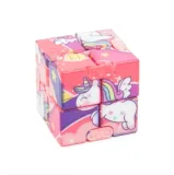 fidget-infinity-cube-kostka-logiczna-jednorozec-material-plastik