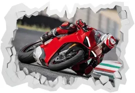 naklejki-na-sciane-3d-motor-ducati-70x50