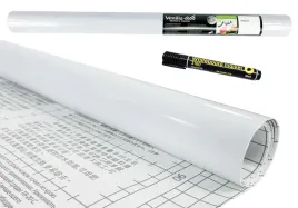 samoprzylepna-tablica-suchoscieralna-biala-z-markerem-45x150