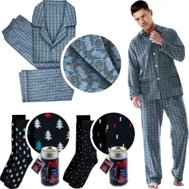swiateczny-meski-zestaw-flanelowa-pizama-roz-3xl-2pak-skarpet-roz-40-45