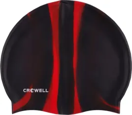 czepek-plywacki-silikonowy-crowell-multi-flame-czarno-czerwony-kol-02