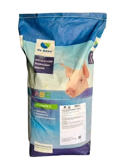 PRESTARTER C pasza dla prosiąt do 8 tygodnia wysokie przyrosty De Heus 25kg