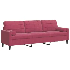 3-osobowa-sofa-z-poduszkami-winna-czerwien-210-cm-aksamit
