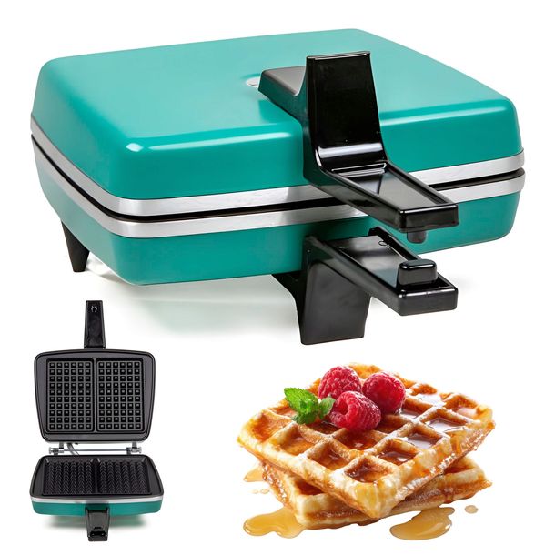 GOFROWNICA DEZAL PROFESJONALNA GASTRONOMICZNA 1300W DROBNA KRATKA ZIELONA