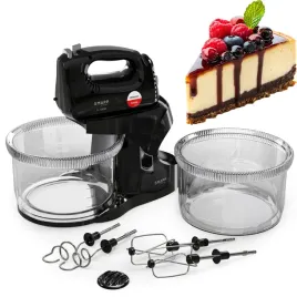 mikser-reczny-z-ruchomym-stojakiem-dwie-misy-obrotowe-33l-580w-czarny