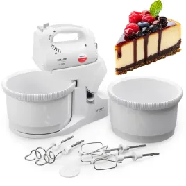 mikser-reczny-z-ruchomym-stojakiem-dwie-misy-obrotowe-33l-580w-bialy