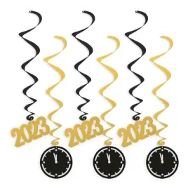 swiderki-wiszace-czas-na-nowy-rok-2023-zloto-czarne-6-szt