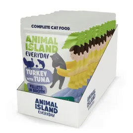 animal-island-saszetki-dla-kota-12x85g-fileciki-w-rosole-indyk-tunczyk