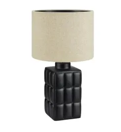 sypialniana-lampa-stojaca-cuscini-okragla-czarna-bezowa
