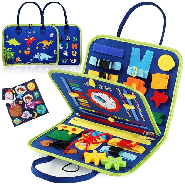 Tablica Manipulacyjna Sensoryczna Montessori Edukacyjna Dla Dzieci Duża XXL