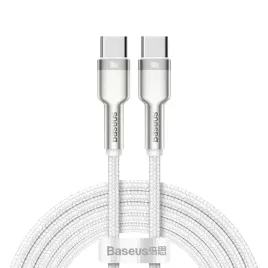 kabel-przewod-usb-c-usb-c-series-metal-data-pd-qc-scp-100w-5a-1m-bialy